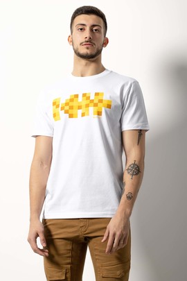 Camiseta Pixel Blanca