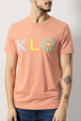  Camiseta KLO Rosa con Serigrafía