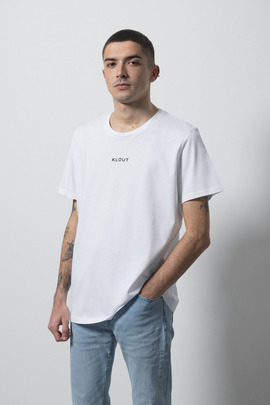  Camiseta Klout Tabla Blanca para Hombre y Mujer