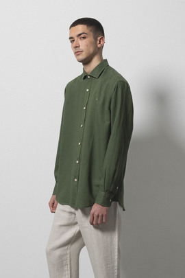  Camisa Klout Oliva Verde para Hombre