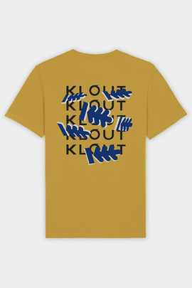  Camiseta Klout 3D Mostaza para Hombre y Mujer