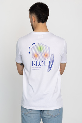  Camiseta Klout Aesthetic Blanco Hombre y Mujer