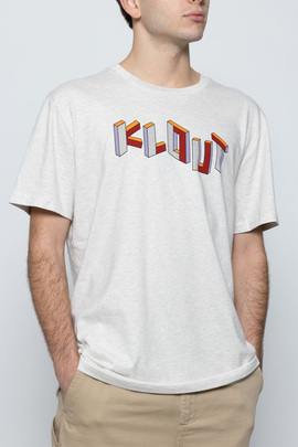  Camiseta Klout Art Gris Unisex