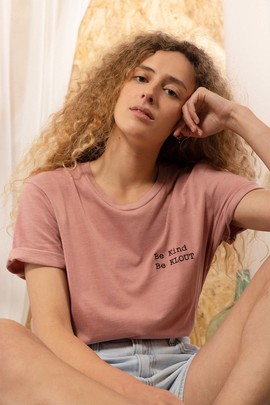  Camiseta Klout Dyed Rosa Genderless