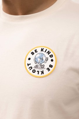  Camiseta Klout Be Kind Beige para Hombre