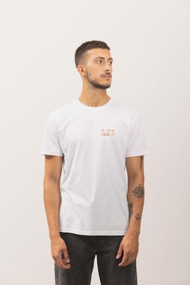  Camiseta Klout Fall Vibes Blanco para Hombre