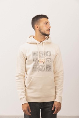  Sudadera Klout Fall Vibes Beige para Hombre