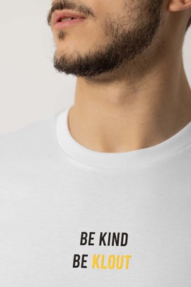  Camiseta Klout Recycle Blanca para Hombre y Mujer